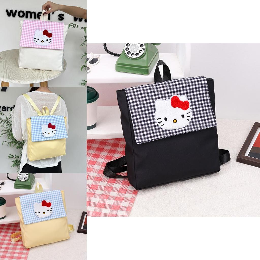 Hello Kitty Urban Style Student Bag With Breathable Design For Daily Use