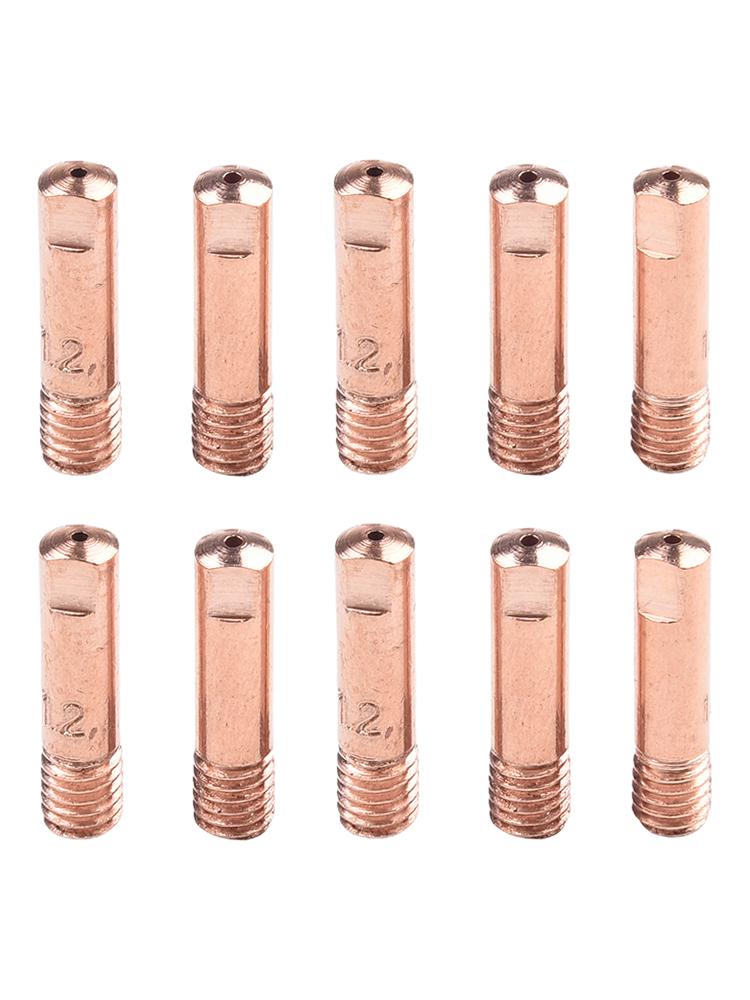 Держатель наконечников, газовые комплекты, набор сопел, медь 25*6 мм, 10 шт., 10 шт., 0,8/1,0/1,2 мм, MB-15AK, MIG/MAG, M6, распродажа, практично