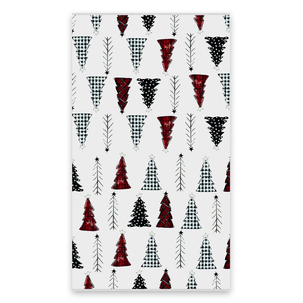 Cross-border New Product Hot-selling Models, Christmas Day Printed Towels, Kitchen Water-absorbing Small Towels, Hand Towels, To Customize