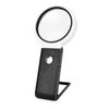 Phyxiul Handheld Stand 25x Folding Stand LED 3 Types of Lighting Tabletop Loupe, 3.5x & Magnification, Magnifier, Loupe, Light, Aids, Reading, Work,