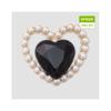 Ювелирные изделия в форме сердца из черного жемчуга 10014298