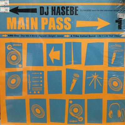 12-дюймовая пластинка DJ HASEBE Main Pass 1 SZ2000 SWEEP 2000 Япония Японский Клубный Танец Б/У