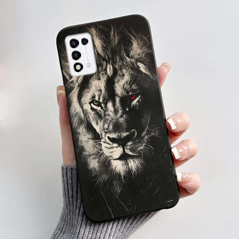 For ZTE Libero 5G III,  A202ZT Soft Silicone Black Case For ZTE Libero 5G II, A103ZT Popular Pattern Panda Shockproof Shell