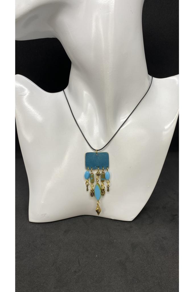 Подарок на день рождения, этническое подлинное хиппи, богемное модное ювелирное ожерелье ручной работы