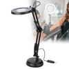 Desktop LED Magnifier Lamp Nail Salon 5X Magnifying Lamp Eyeliner Manicure Tattoo Beauty Light