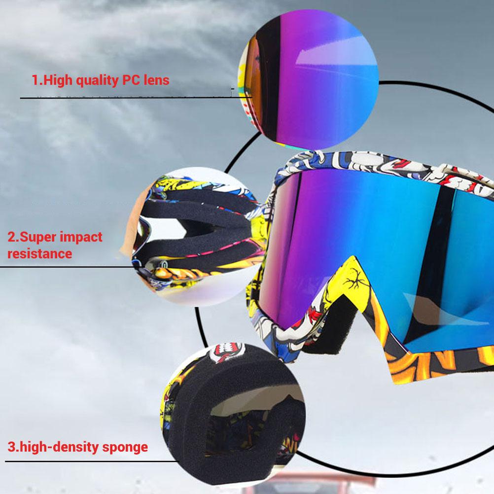 Motocross Goggles Glasses Motorcycle Goggles Windproof Protective Glasses for Motorbike Dirt Bike