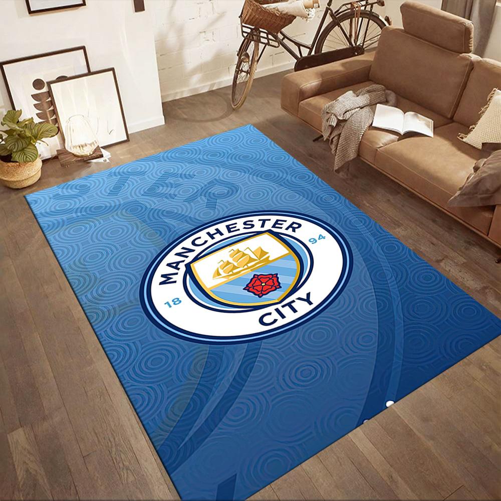 Manchester City Area Rug Design For Living Rooms Bedrooms Decorate Room Outdoor Antislip Carpet Anime Office Decor