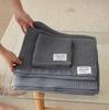 New Solid Color Crumpled Plain Weave Wrinkled Gauze square Towel Plain Simple Hotel Guesthouse Bathroom Towel Bath Towel