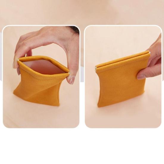 Портативная сумка для хранения очков с автоматическим замком, мягкий чехол из искусственной кожи для солнцезащитных очков, органайзер для очков для женщин и мужчин с близорукостью