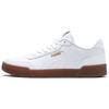 Caracal Leather Retro Sports Sneakers Lightweight Low Top Unisex Sneakers White 369863-06