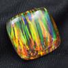 Lab-Created Opal Loose Gemstone Cabochon Cut 12.4ct Multi-Color October Birthday Birthstone