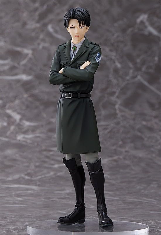 Good Smile Company (КОМПАНИЯ ХОРОШАЯ УЛЫБКА) Атака Титанов POP UP PARADE Levi Dark Color Ver.