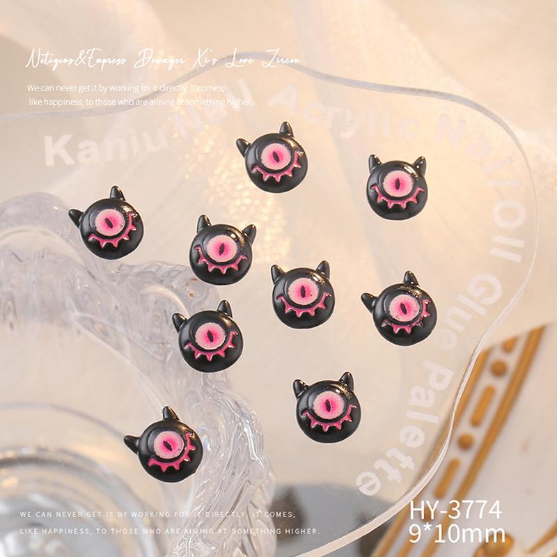 Хэллоуин, сплав для ногтей, индивидуальные капельные масляные украшения, голова тыквы, череп, аксессуары, гальваническая дрель для ногтей