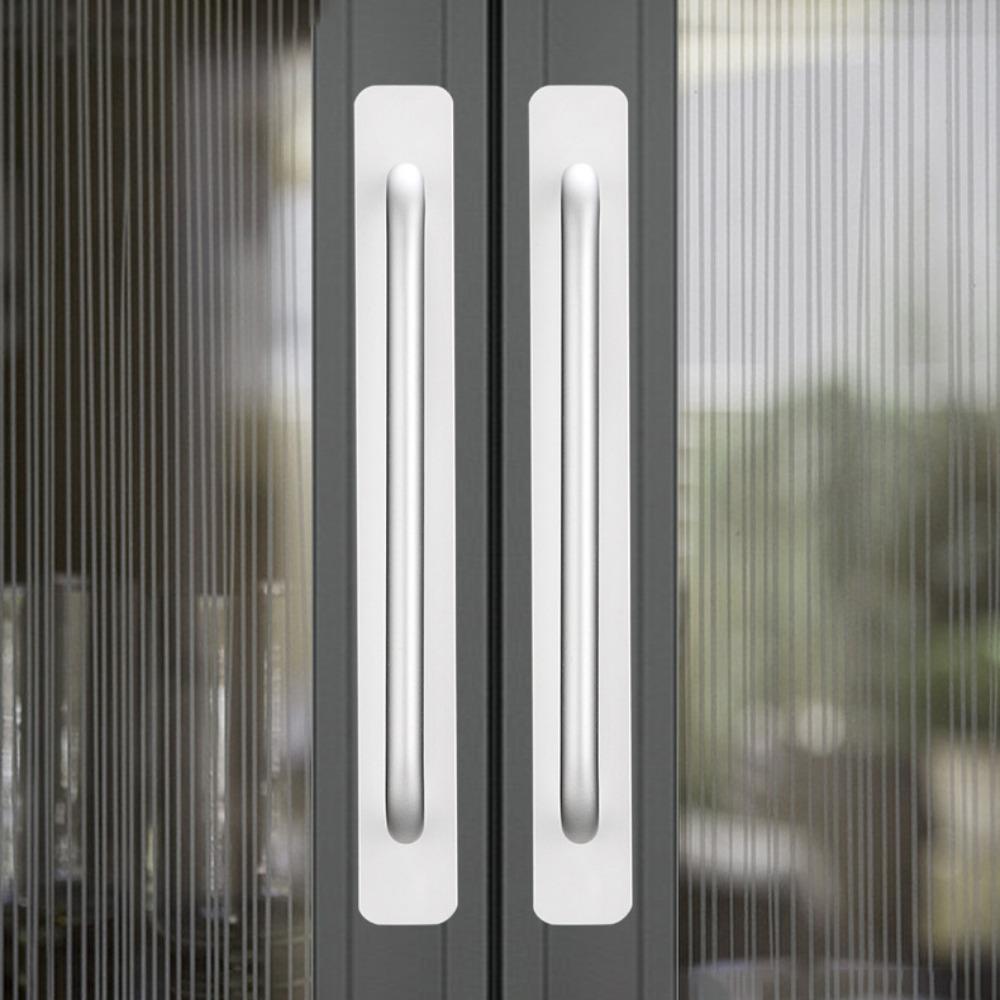 Aluminium Alloy Door Knob Self-Adhesive Door Handlebar Fashion Door Handle Cupboard