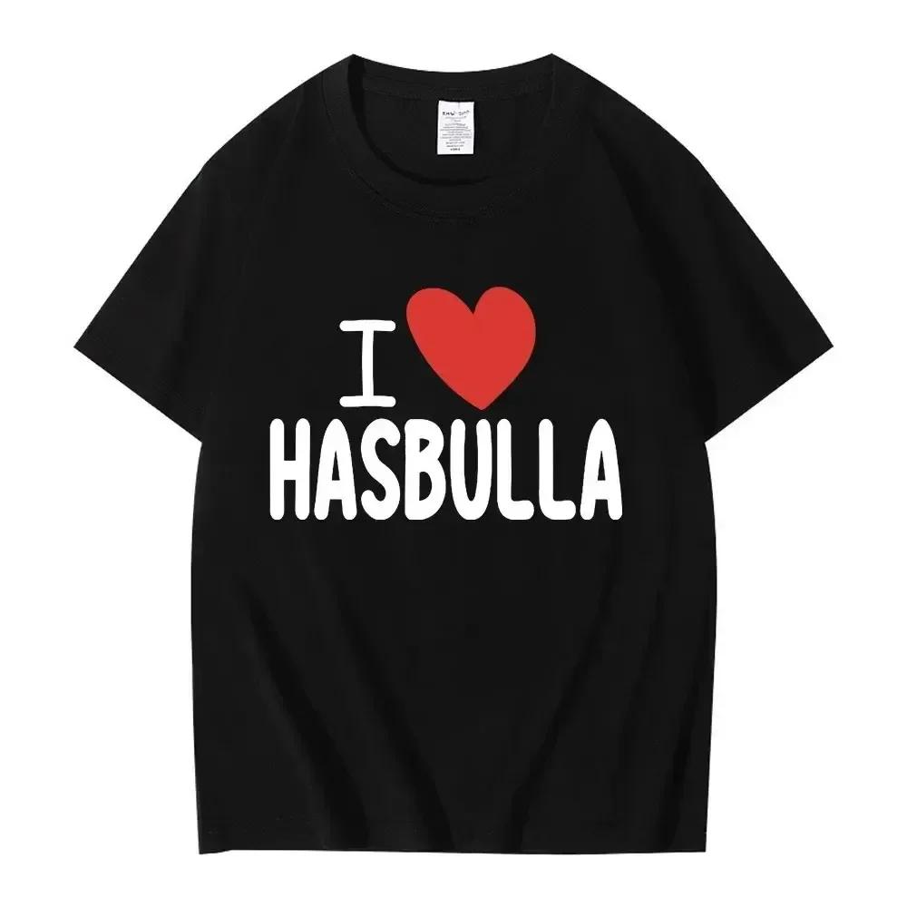 2024 Hasbulla Fighting T Shirt Mini Khabib Blogger T-Shirt Crew Neck Men Tees Retro Tops Funny Graphic Women T Shirt Streetwear