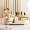 360° Rotating Makeup Storage Box Large Capacity Makeup Brush Holder Lipsticks Make Up Container Desktop Vanity Organizer Box