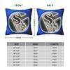 Blue 04 Club Printed Design Pillow Cover Soft Cushion Cover Novelty Pillow Case For Couch Sofa Bedroom