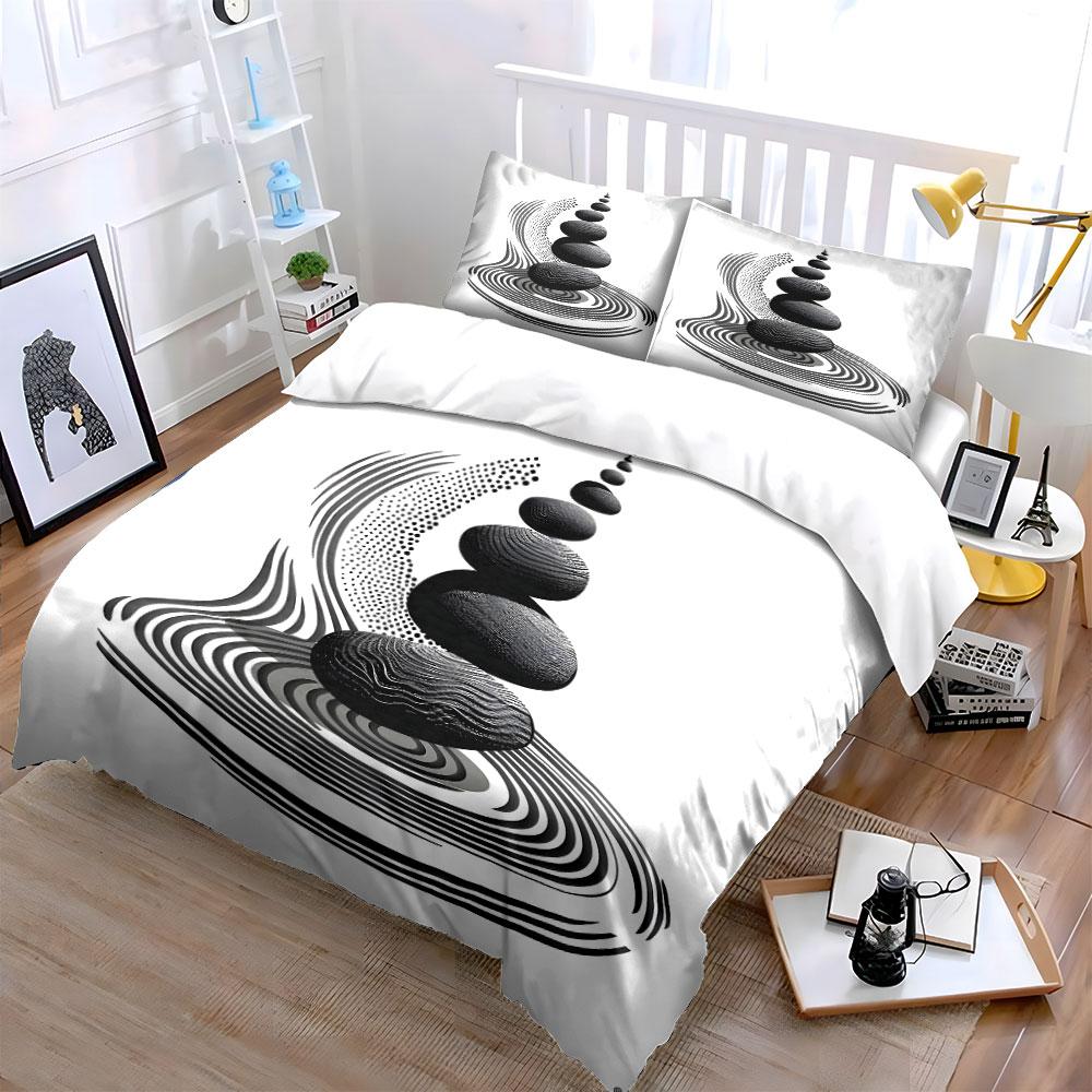 Whimsical stone serenity. Bedding sets Duvet covers Pillowcases(1* Duvet Cover 2* Pillowcases without duvet insert)