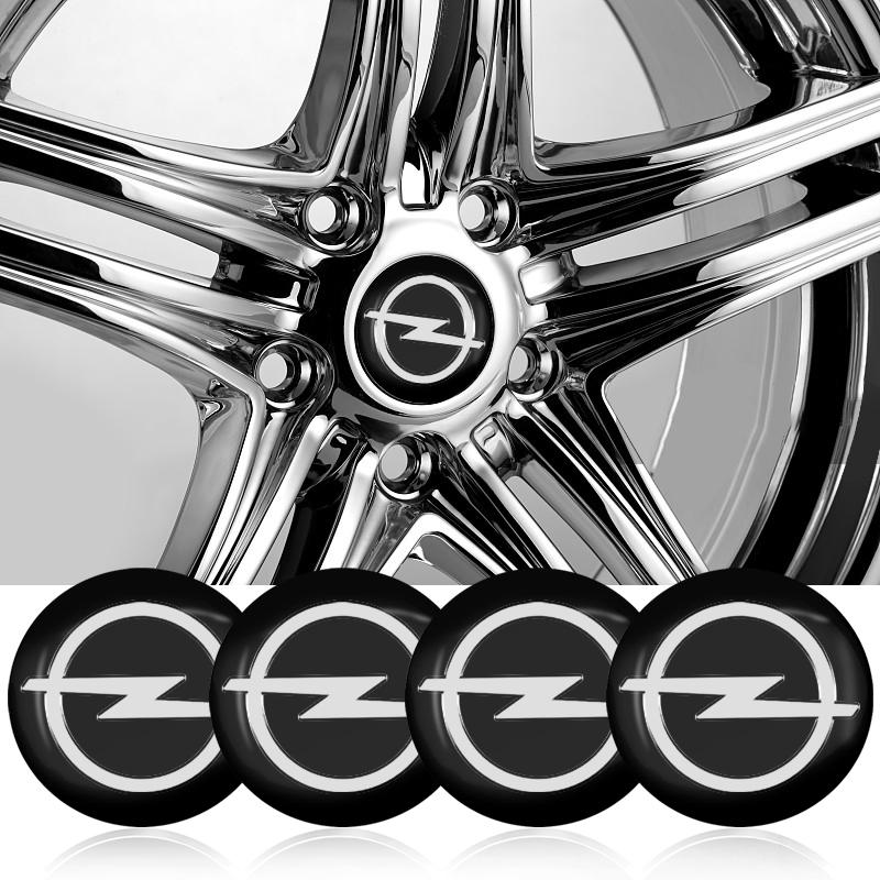4pcs Car Wheel Center Covers Badge Sticker Stickers For Opel Corsa Astra Insignia Vectra Zafira Meriva Mokka Grandland Vivaro