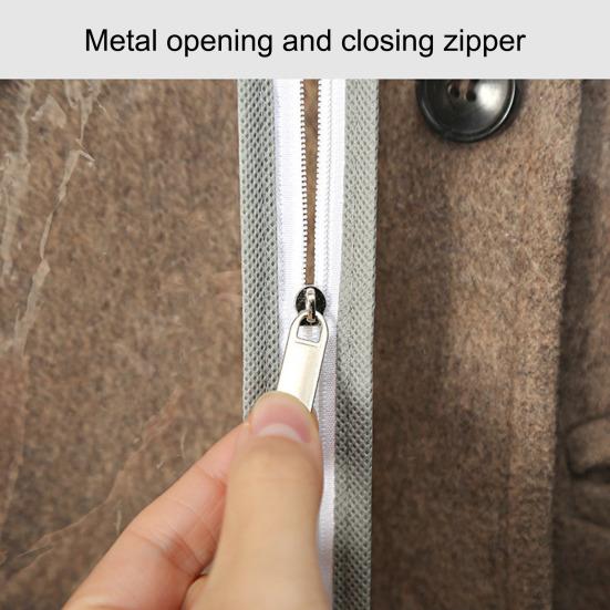 2 шт., прозрачные сумки для одежды, утолщенные, вместительные, водонепроницаемые, гладкие, на молнии, пылезащитные, для организации чехла для шкафа