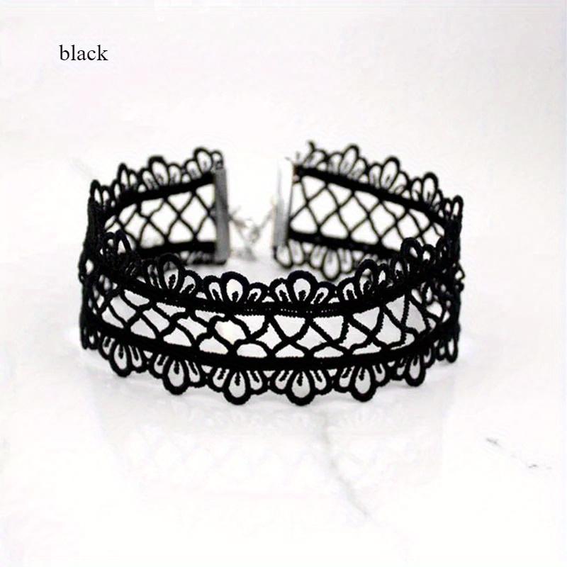 Summer Newest Fashion Jewelry Accessories Sexy Hollow Out Lace Black Choker Necklace for Couple