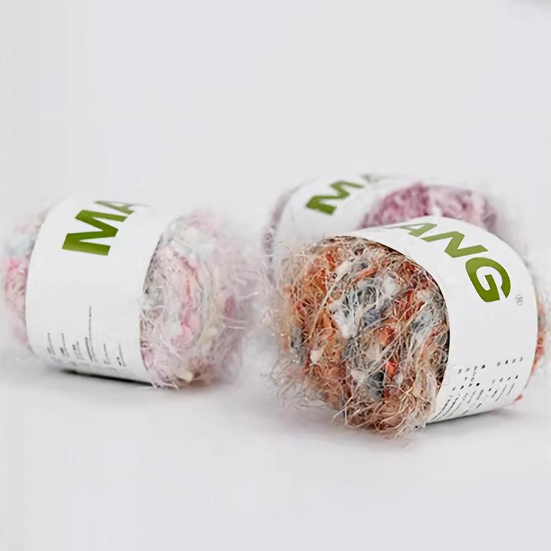 50g/Roll Handmade Crochet Yarn Woven Yarn Knitting Yarn Featured Yarn Wool Yarn DIY Bag Hairpin