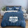 "Blue Como Logo Bedding Set" Bedding Duvet Cover Set Duvet Cover Pillowcases  (1 * Duvet Cover 2 * Pillowcases, without duvet insert)