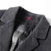 Осенне-зимний двусторонний шерстяной тренчкот ручной работы для среднего и молодого возраста, деловой, досуговый, шерстяной пиджак с подкладкой