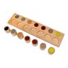 Montessori Rough Board Sensory Tool Early Education Portabe Fine Motor Skills Easy Use Exercising