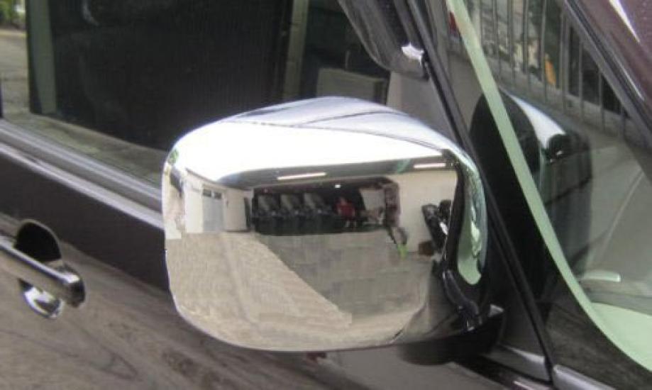 BRIGHTZ Chrome Door Mirror Type for Wagon R Stingray MH23S Compatible with Wagon R Wagon Owl MH and Part Number 11944 Covers, A, [MIR-SID-153],