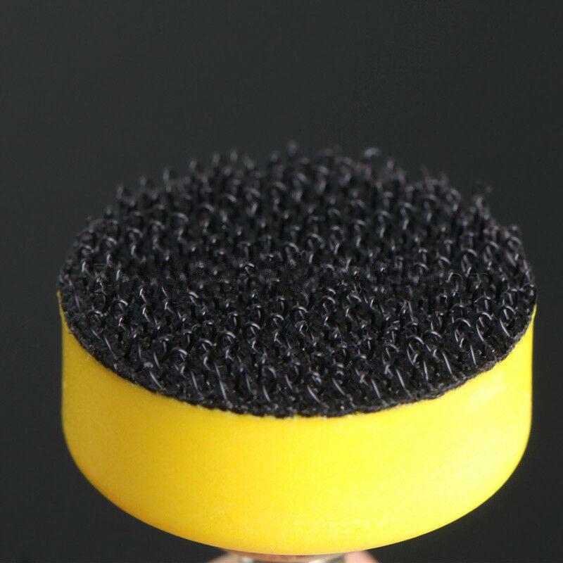 Набор из 60 шт. 1" 25 мм губчатых полировальных кругов для полировки. Полировальная машинка для автомобиля + 2 шт. опорные пластины для полировальных кругов M6. Подходит для электрической шлифовальной машины Dremel, роторного инструмента.