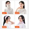Scarf Fishing Sun UV Protection Unisex Face Cover Triangular Scarf Sunscreen Veil Ice Silk Mask