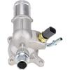 Aluminium Engine Thermostat Housing Coolant Fit for Dodge Dart 2012-2016 Jeep Cherokee 2014-2020 Jeep Renegade 2015-2020 Chrysler 200 2015-2016 Ram