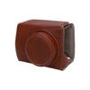 Camera Case for PowerShot V1 PU Leather Protective Cover with Detachable Adjustable Shoulder Strap