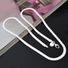 New Punk Style Women /Men Fashion Wide Necklace 925 Sterling Silver I Love You Clavicle Necklaces For Birthday /Valentine 'S Day
