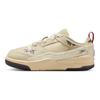 Who Decides War x Air Jordan Jordan Flight Court PS Мир — твоя площадка - Креповые детские кроссовки кремового цвета, кокосовое молоко, университетский красный HQ2960-100