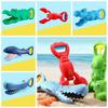 Educational Sand Grabber Toys Cartoon Animal Beach Play Toys Shark Crocodile Toy Clip Beach
