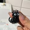 Подвеска Черный Кот Подвеска Q Милый Большеглазый Кот Звезда Брелок Мультяшный Подруга Маленький Подарок Сумка Аксессуары