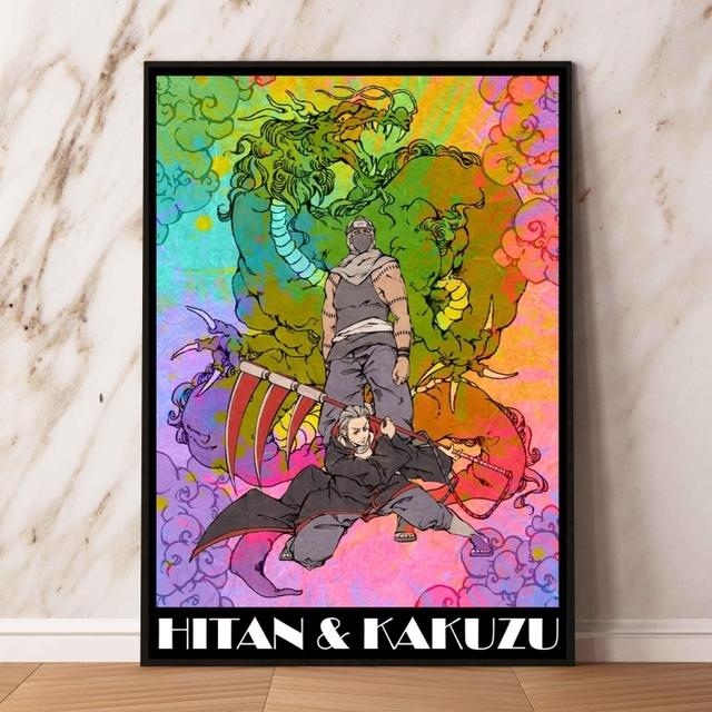 Печать на холсте Каваки Наруто Украшение Плакат Игрушка Высокое качество Искусство Манга Картина Висит