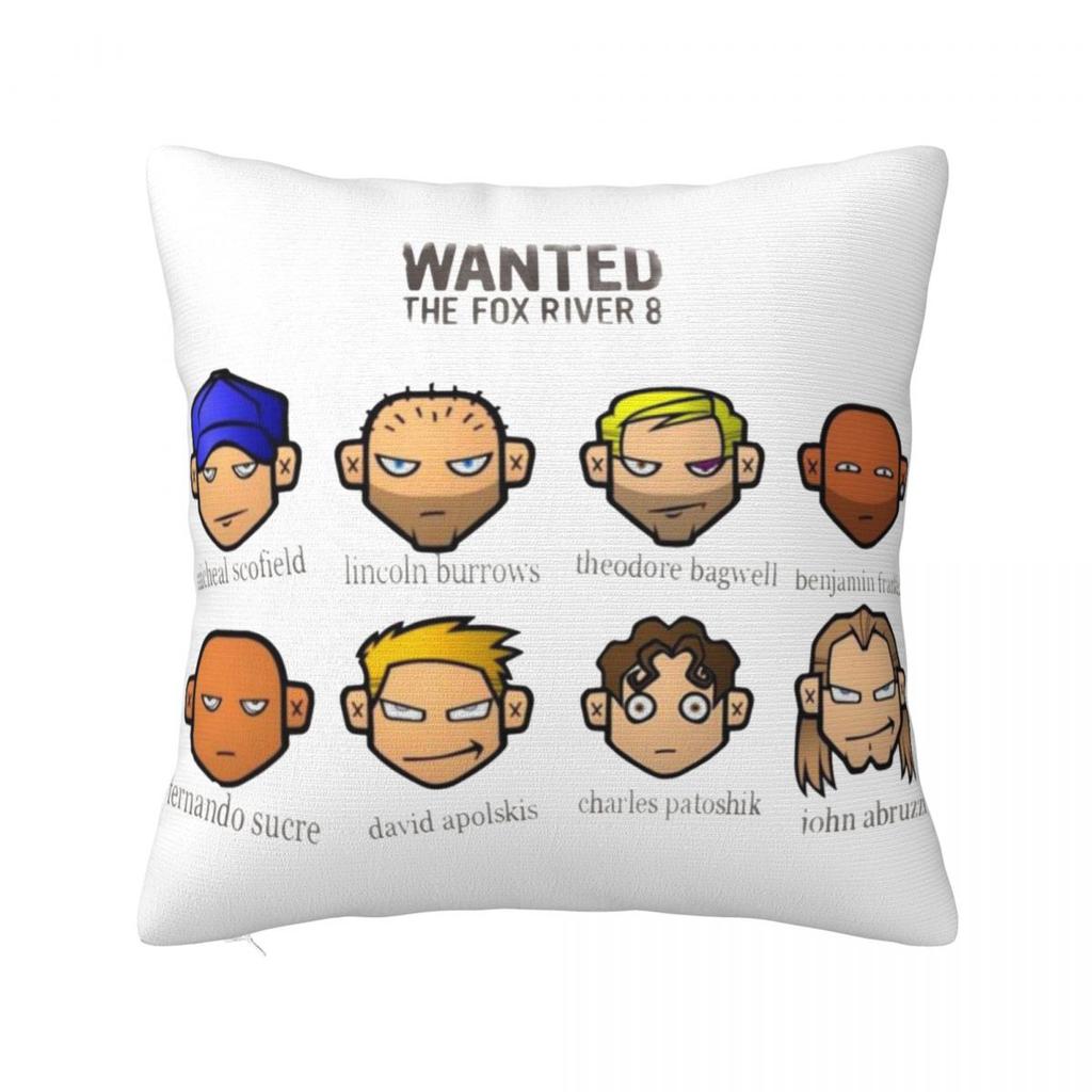 Prison Break Tv Series Michael Scofield Throw Pillow Cover Polyester Throw Pillow Fashion Cushion Covers