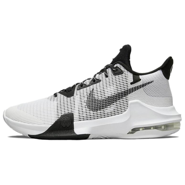 Nike Баскетбольные кроссовки Air Max Impact 3 Мужские Низкие Черный/Белый/Серый/Оранжевый DC3725-100(Команда628-)