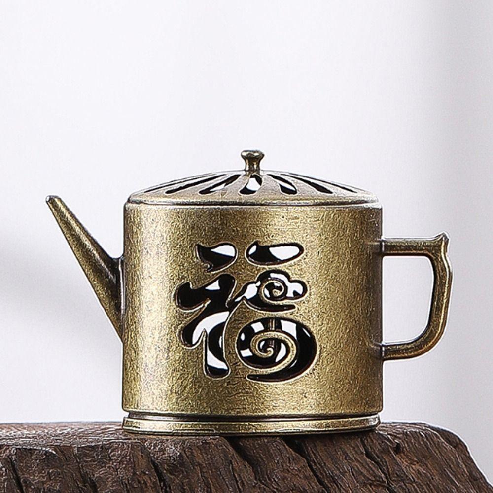 Домашнее украшение интерьера, ароматерапевтическая печь, мини-стиль, мини-чайник, курильница