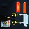 Fishing Rod Light Clip Fishing Light Stick Rod Bell USB Charge Luminous Tackle Night Bright Lamp Fish Bell Alarm Indicator Rings