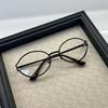 Fashion Style Frame For Women'S Glasses Oval Shape Blue Light Blocking Woman Eyeglasses Korean Style Decorative Glass