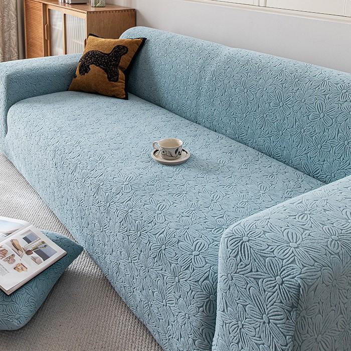 New Simple One Piece Elastic Sofa Cover  All Inclusive Universal Cover  Suitable for All Seasons  Anti Cat Scratch Sofa Cover Fabric