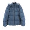 Seamless Down Jacket S Blue Hood Women Used
