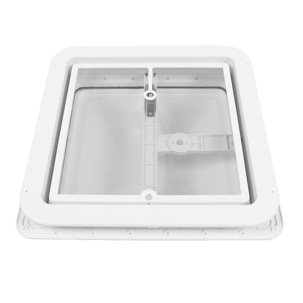 14-дюймовый вентиляционный люк на крыше автофургона с белой крышкой и экраном из нержавеющей стали для прицепа-кемпера