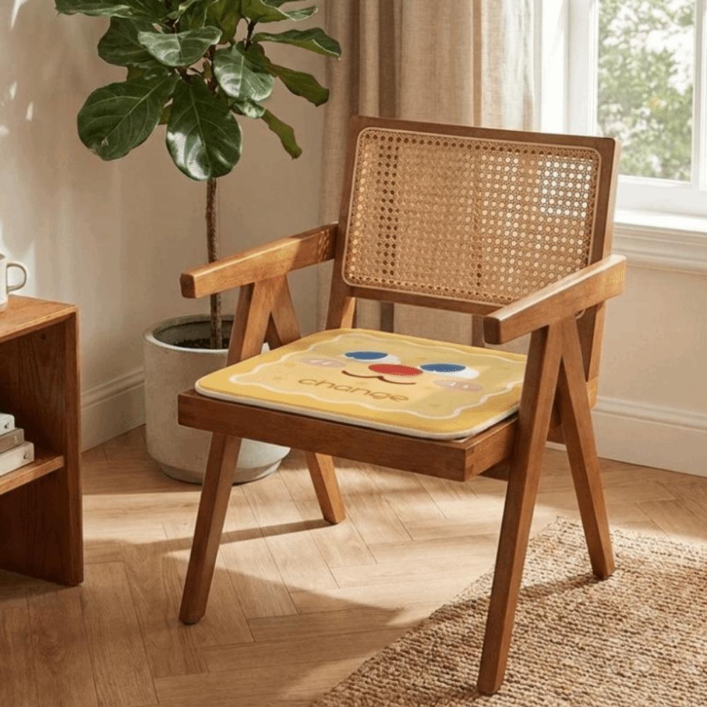 Breathable Cartoon Chair Cushion Non-slip Cooling Cushion Sofa Mat Student Chair Mat Home Use
