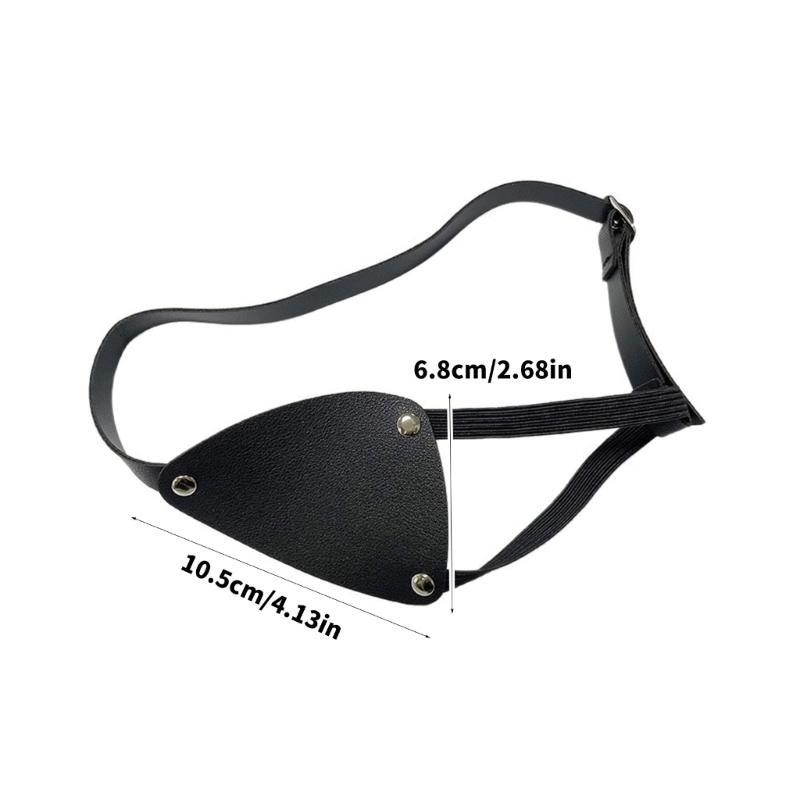 Средневековые Рыцари Пиратские Повязки на Глаз Кожаная Повязка на Глаз Маска для Глаз Ренессанс Средневековый Пиратский Костюм Хэллоуин Косплей