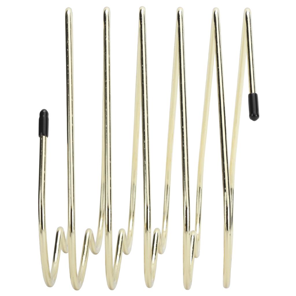 Desk Book Storage Rack Telescopic Files Folder Stand Organizer Craft Supplies DecorationGold